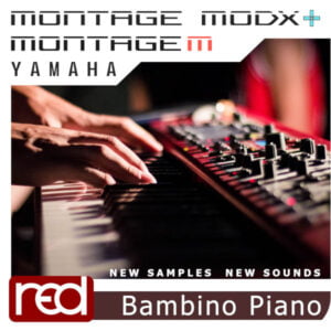 red Bambino Piano for Yamaha MONTAGE, MODX, MODX+