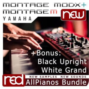 red ALL Pianos Bundle for Yamaha MONTAGE, MODX, MODX+